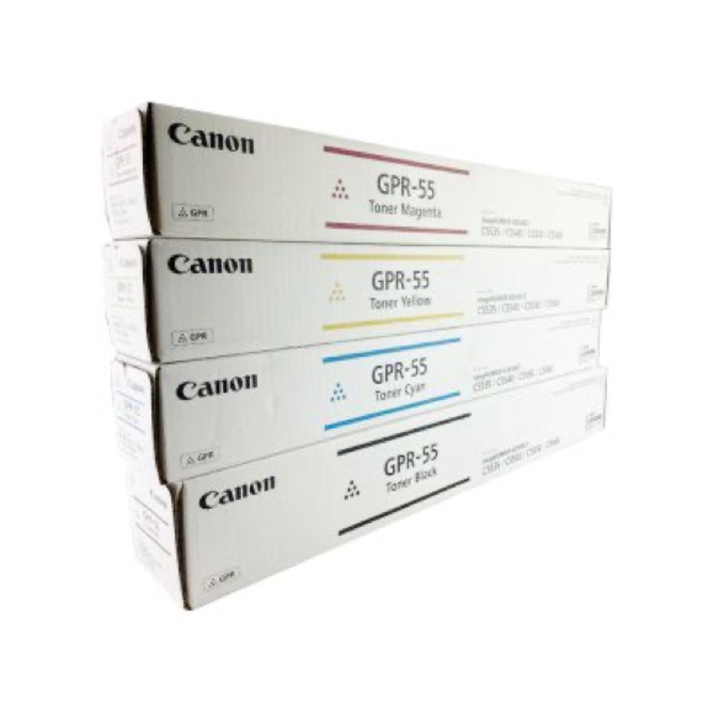Canon GPR-55L Toner Set - Yellow, Black, Magenta, Cyan‎